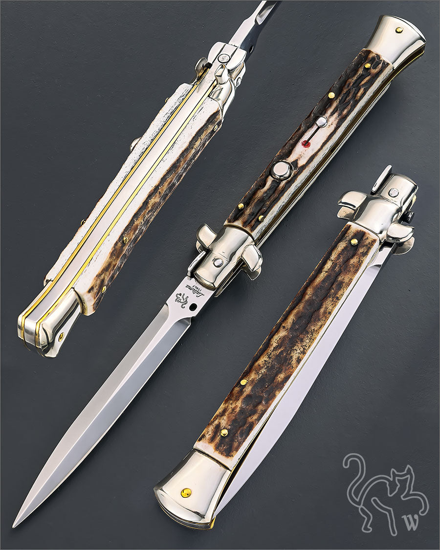 Walt's 28cm CLASSIC Black Forest Stag NEW Dagger Grind CL-ST-ND11779