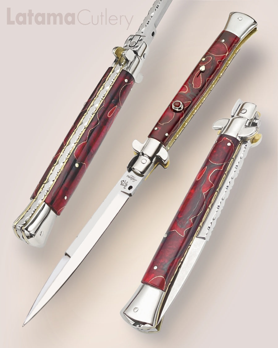 Walt's 28cm Full Custom PICKLOCK “Maroon Copper Wire Accent” Fire Opal C-PK-MC-BA11954 portrait