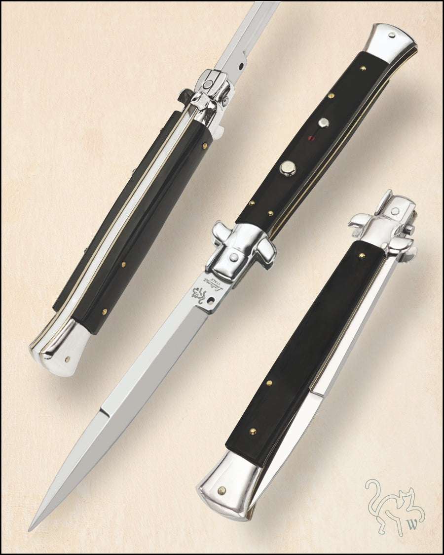 Walt's 28cm CLASSIC "Raven Black Horn" Bayonet Grind CL-BH-BA11630