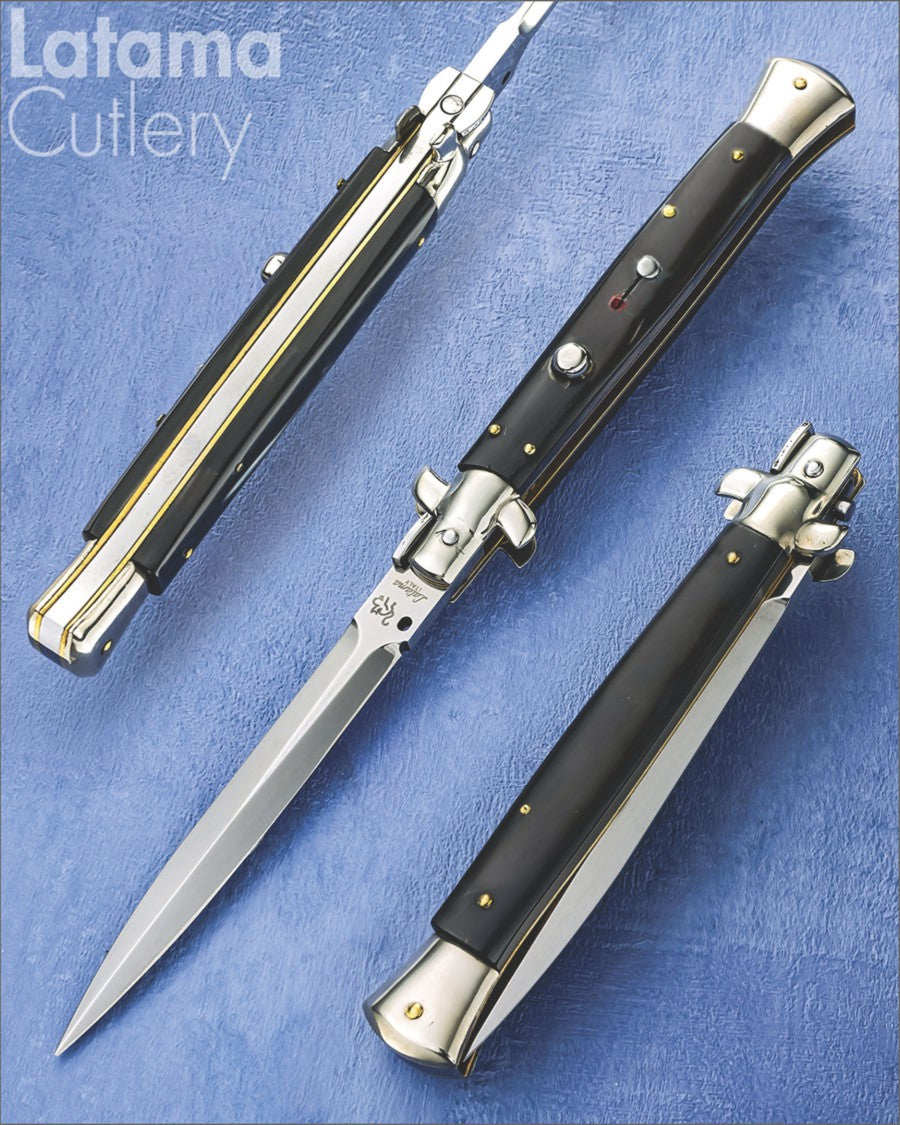 Walt's 28cm CLASSIC "Raven Black Horn" NEW Dagger Grind CL-BH-ND11806