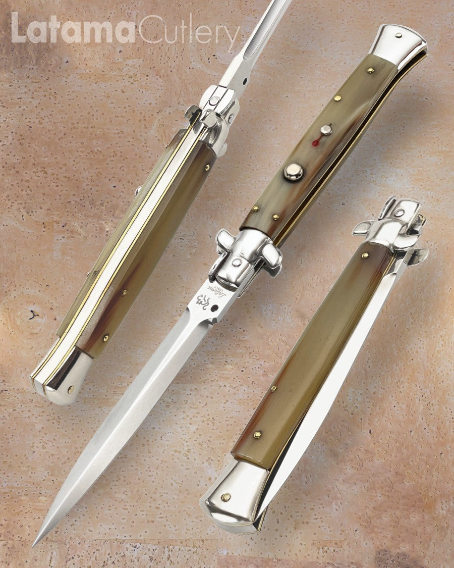 Walt's 28cm CLASSIC “Blond Honey Horn” NEW Dagger Grind CL-BL-ND11915 portrait
