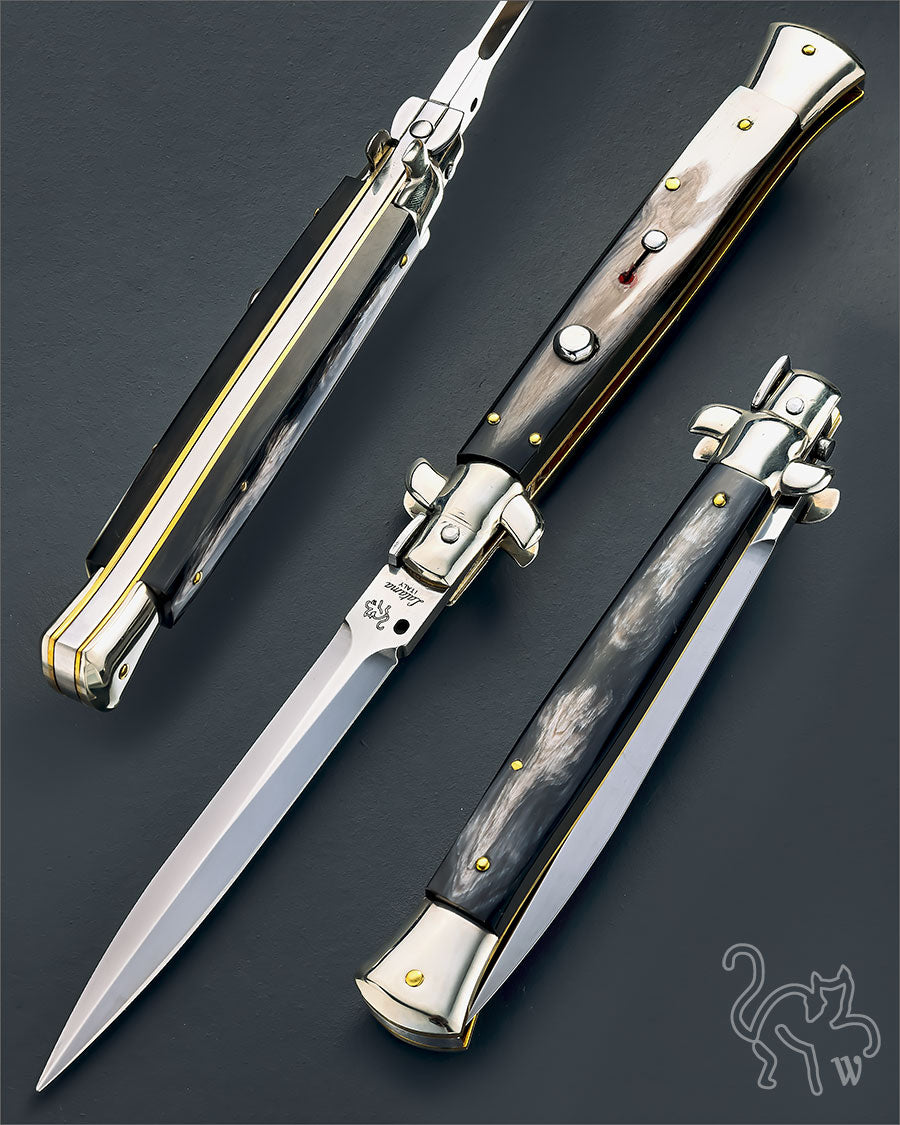 Walt's 28cm CLASSIC Primo Black &amp; White NEW Dagger Grind CL-PR-ND11859