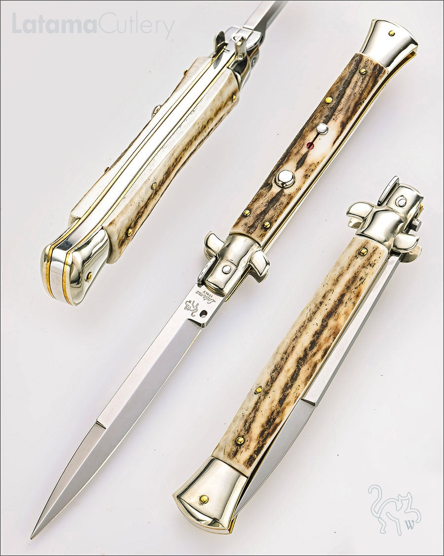 Walt's 28cm CLASSIC “Black Forest Stag” Bayonet Grind CL-ST-BA11556