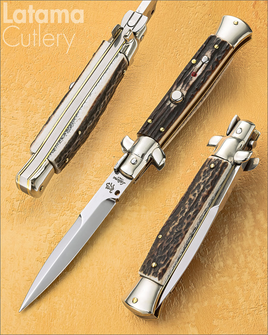 Walt's 23cm CLASSIC “Black Forest Stag” Half Grind CL-ST-HG9068