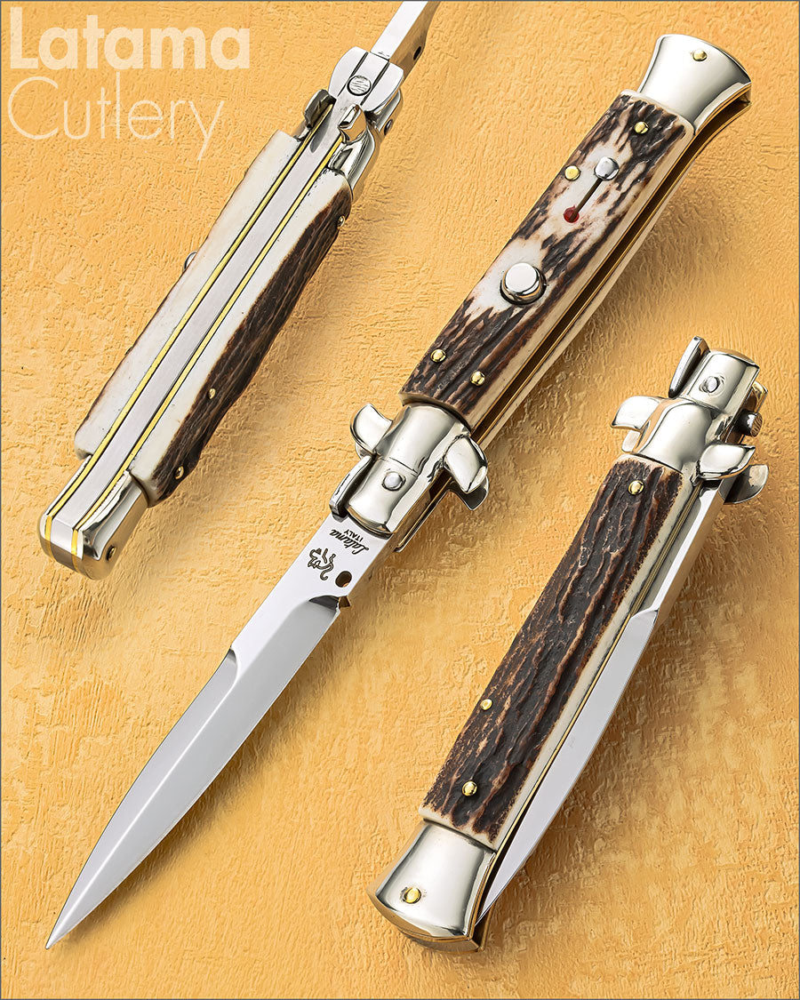 Walt's 23cm CLASSIC “Black Forest Stag” Half Grind CL-ST-HG9069