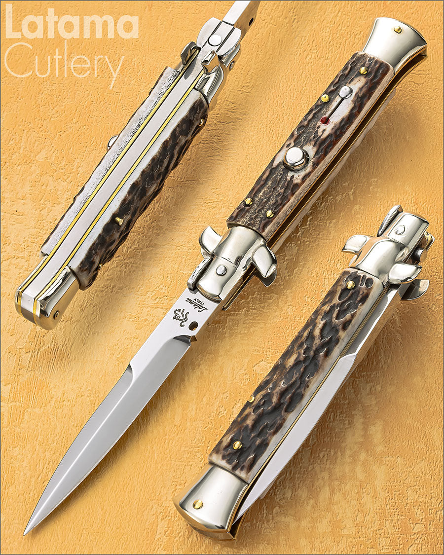 Walt's 23cm CLASSIC “Black Forest Stag” Half Grind CL-ST-HG9070