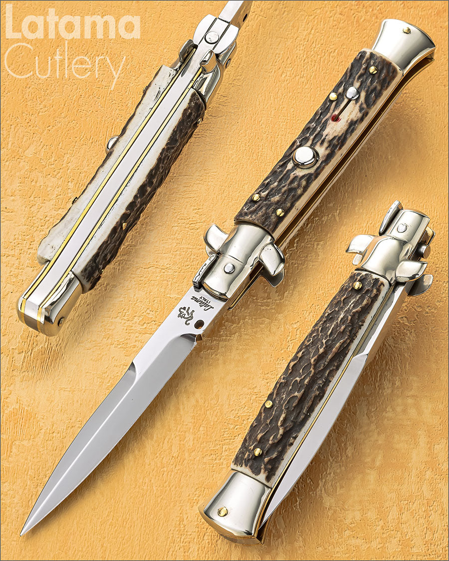 Walt's 23cm CLASSIC “Black Forest Stag” Half Grind CL-ST-HG9071