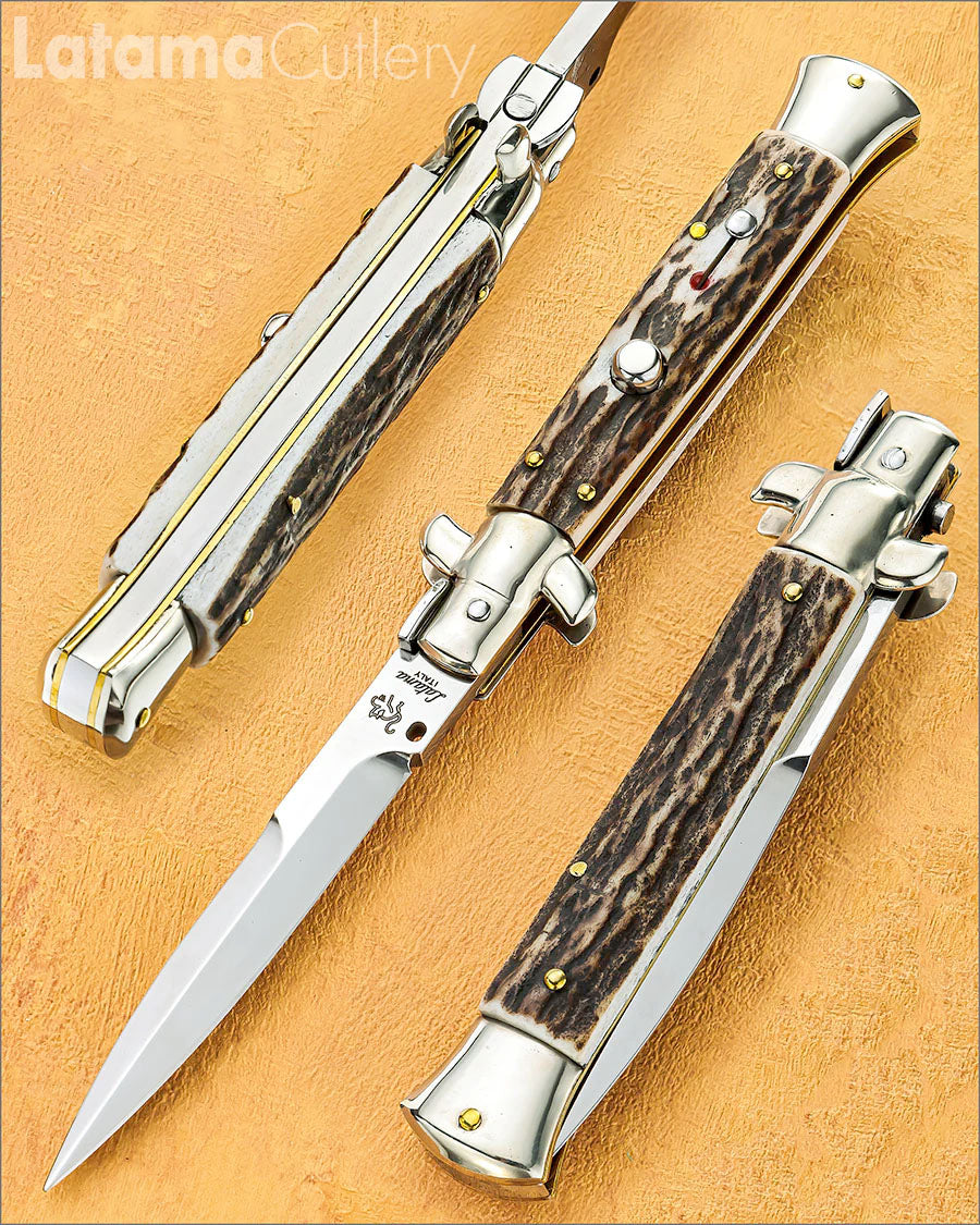 Walt's 23cm CLASSIC “Black Forest Stag” Half Grind CL-ST-HG9440