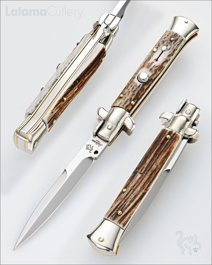 Walt's 23cm CLASSIC “Black Forest Stag” Half Grind CL-ST-HG9515