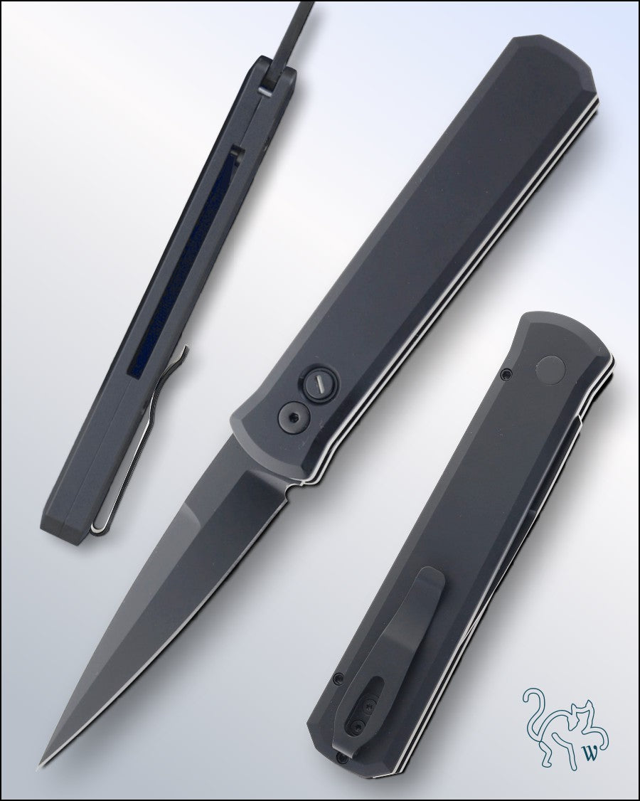 Pro-Tech Godfather Operator All Black Tritium Inlay Push Button 921-OPERATOR