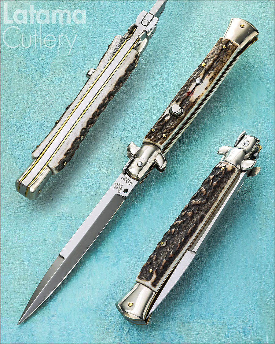 Walt's 28cm CLASSIC “Black Forest. Stag” Bayonet Grind CL-ST-BA11205