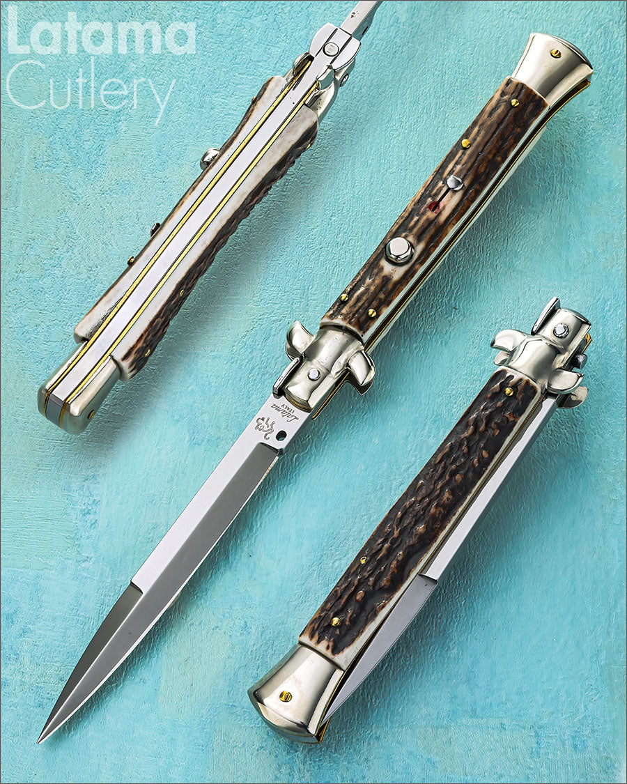 Walt's 28cm CLASSIC “Black Forest. Stag” Bayonet Grind CL-ST-BA11206