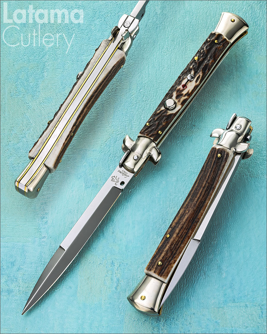 Walt's 28cm CLASSIC “Black Forest. Stag” Bayonet Grind CL-ST-BA11207