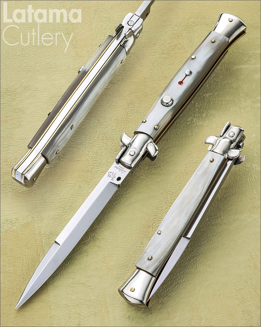 Walt's 28cm CLASSIC “Primo Black &amp; White” Bayonet Grind CL-PR-BA11213