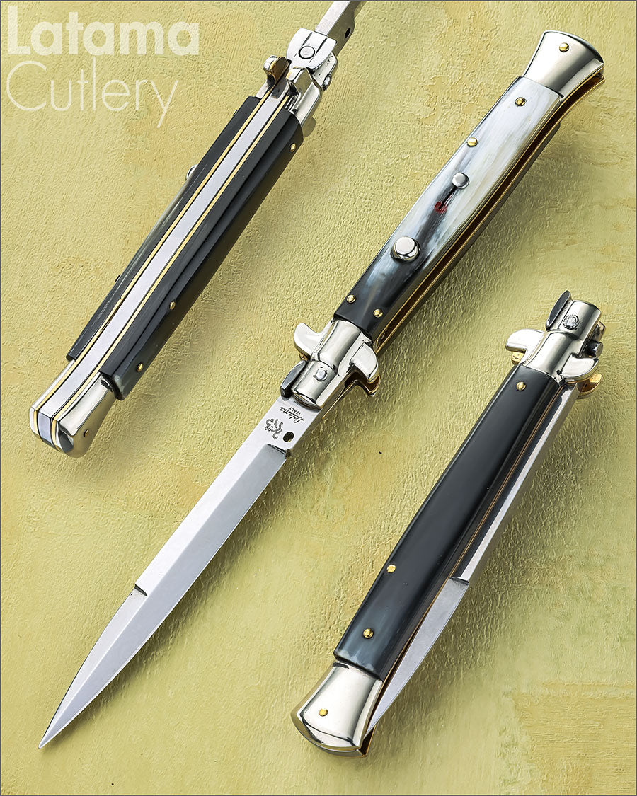 Walt's 28cm PICKLOCK “Primo Black &amp; White” Bayonet Grind PK-PR-BA11230
