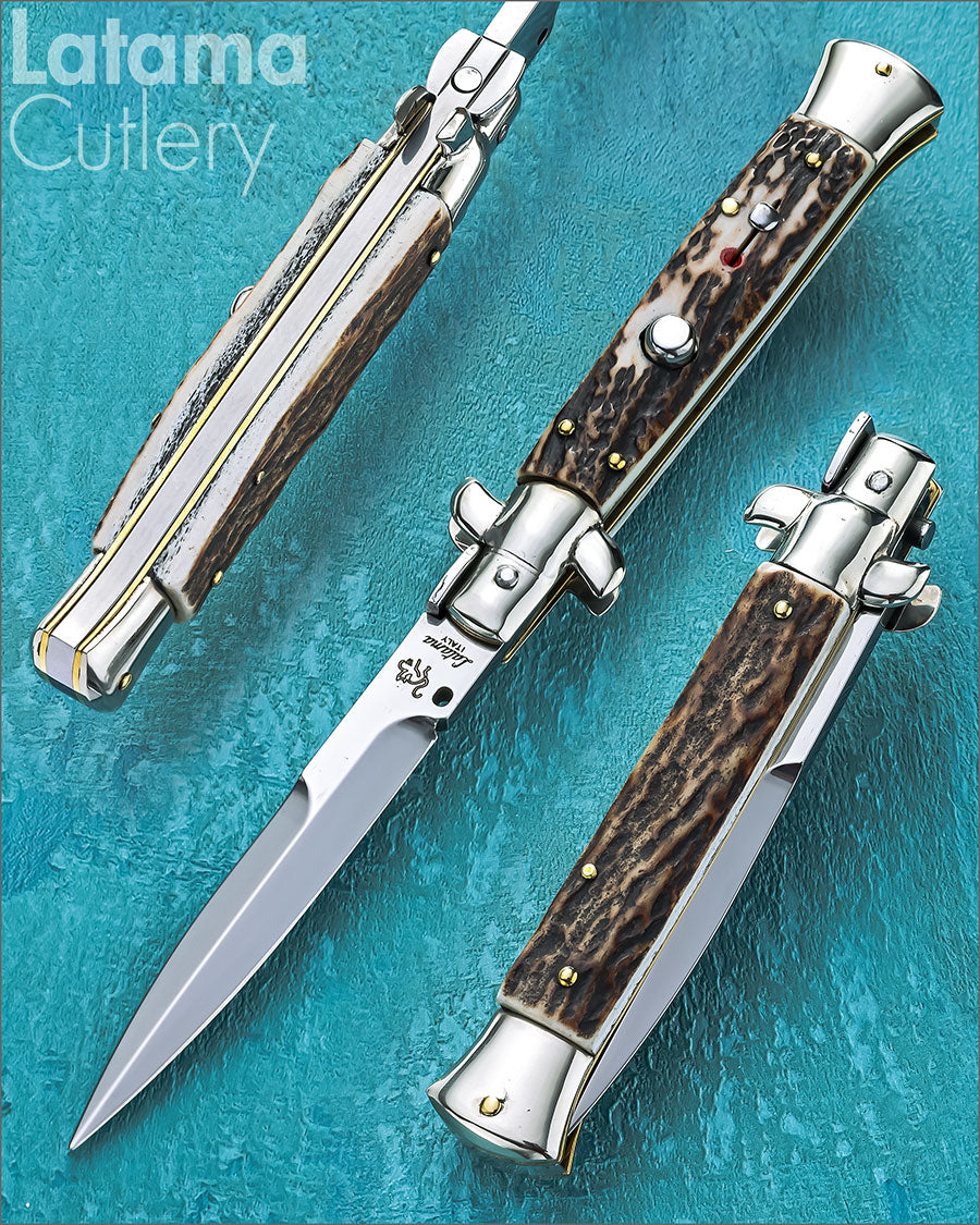 Walt's 23cm CLASSIC “Black Forest Stag” Half Grind CL-ST-HG9247