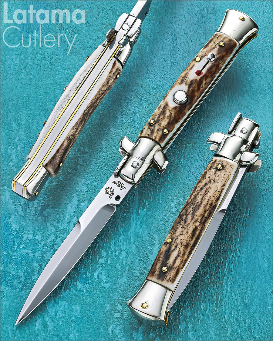 Walt's 23cm CLASSIC “Black Forest Stag” Half Grind CL-ST-HG9249