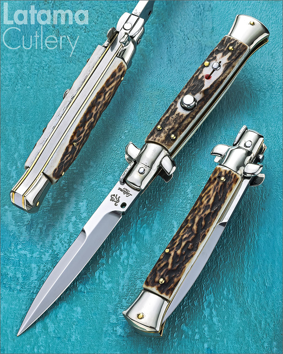 Walt's 23cm CLASSIC “Black Forest Stag” Half Grind CL-ST-HG9250