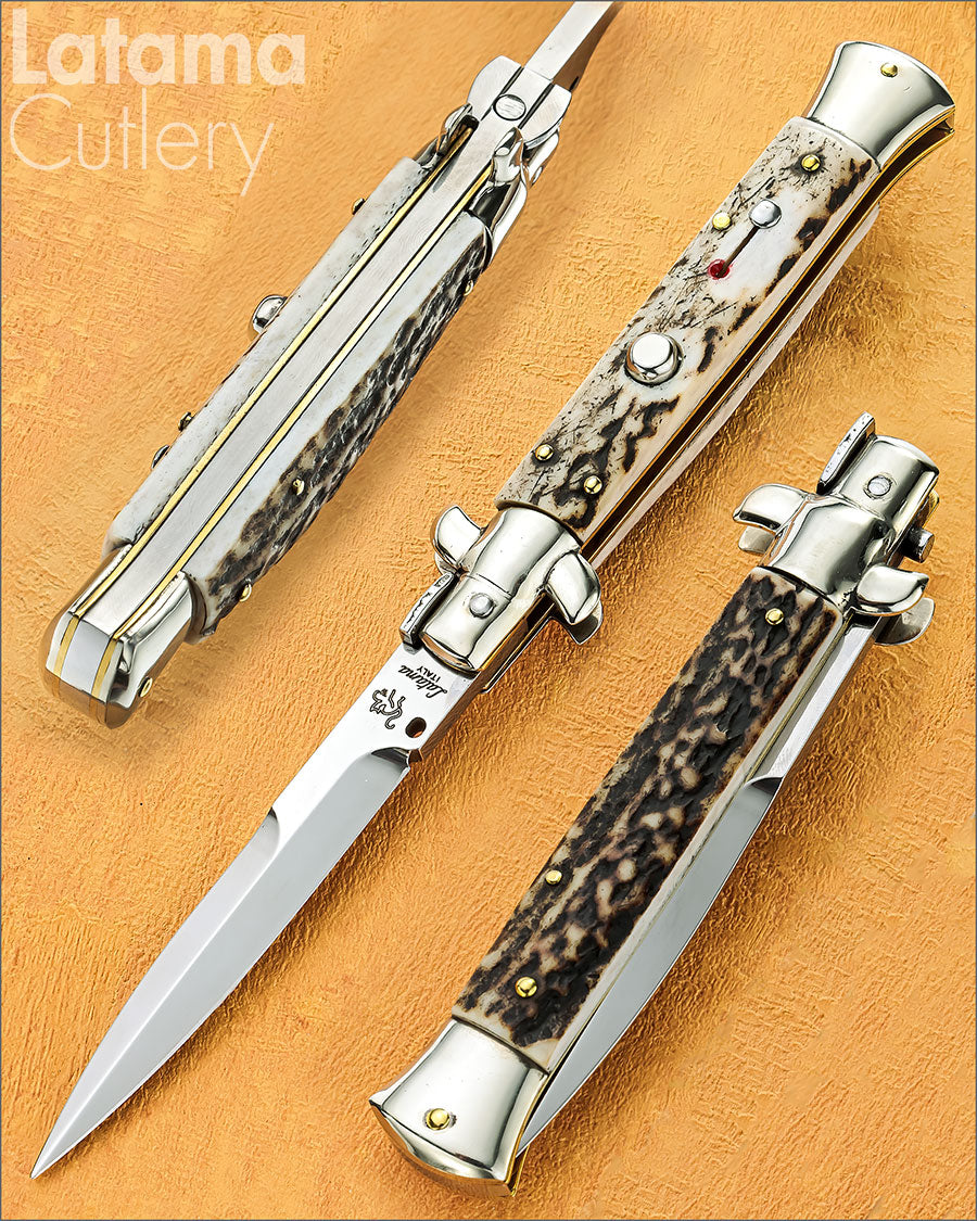 Walt's 23cm CLASSIC “Black Forest Stag” Half Grind CL-ST-HG9438