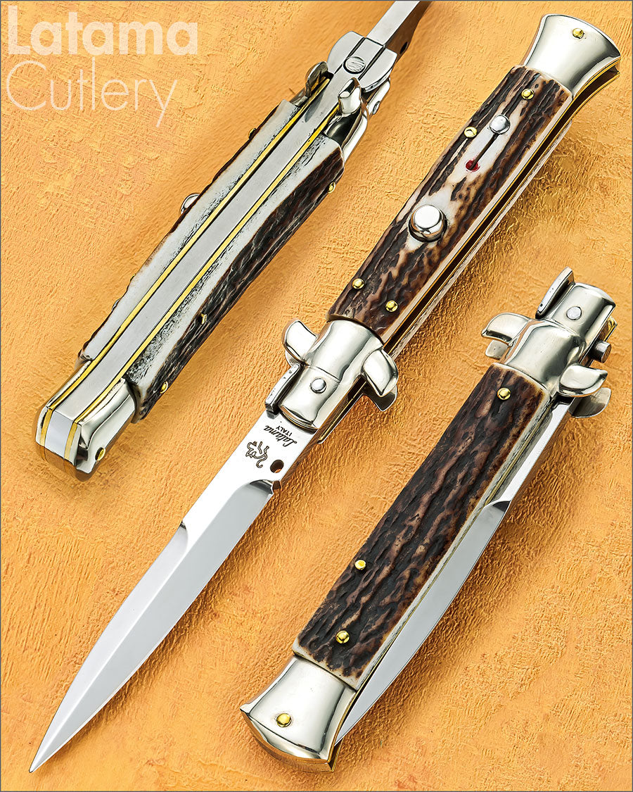 Walt's 23cm CLASSIC “Black Forest Stag” Half Grind CL-ST-HG9439