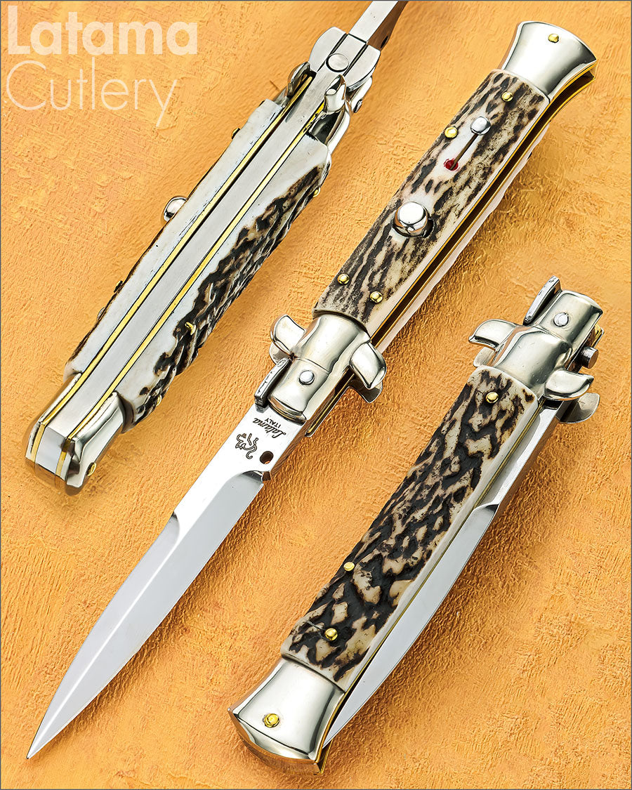 Walt's 23cm CLASSIC “Black Forest Stag” Half Grind CL-ST-HG9441