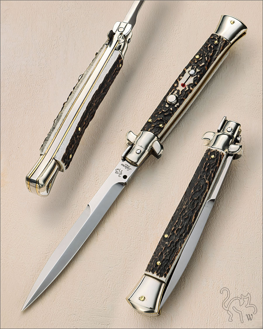 Walt&#39;s 28cm CLASSIC “Black Forest Stag” Half Grind CL-ST-HG11596