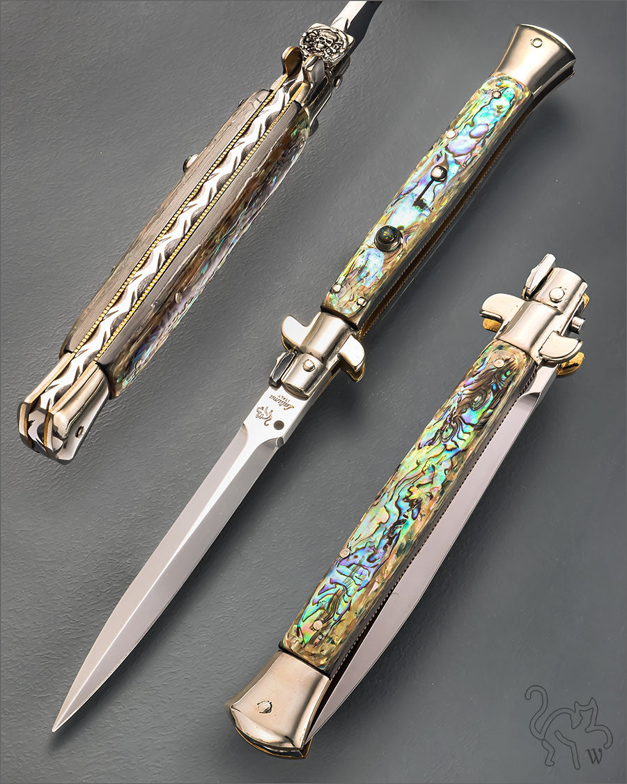 Walt's 28cm Custom Picklock “Abalone” Black Fire Opal Insert C-PK-AB-ND11687