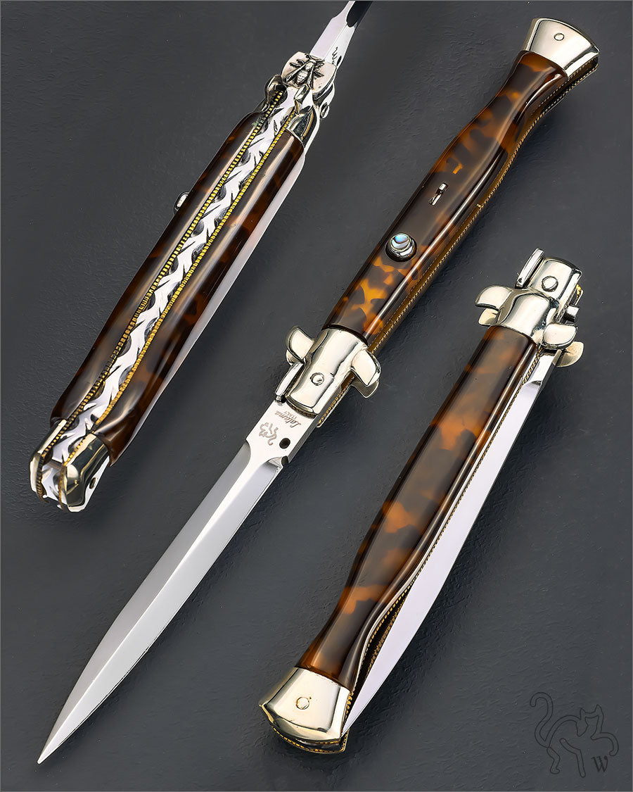 Walt's 28cm Custom CLASSIC “Wasp” Tortoise Shell Release Button C-CL-MW-ND11709