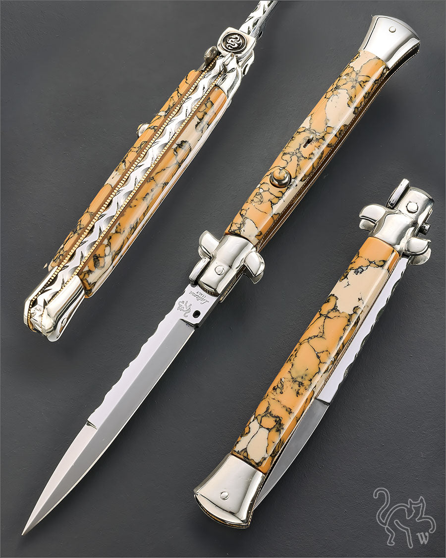 Walt's 28cm Custom CLASSIC “Leopard Jasper” Leopard Jasper TruStone Scales C-CL-LJ-BA11748