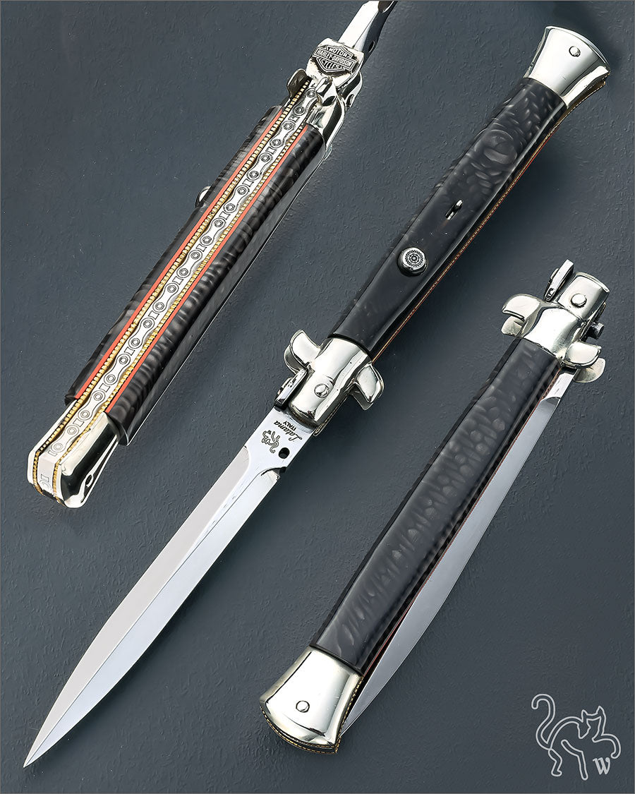 Walt's 28cm Custom CLASSIC “Harley” Black Carbon Fiber Juma C-CL-HAR-ND11762