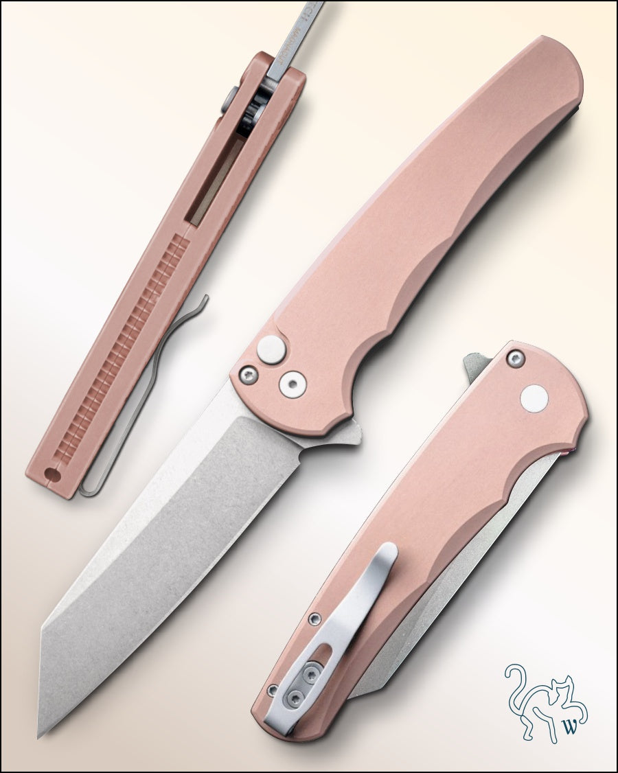 Pro-Tech Malibu Reverse Tanto Stonewash MagnaCut 3.25” Blade 5401-FDE