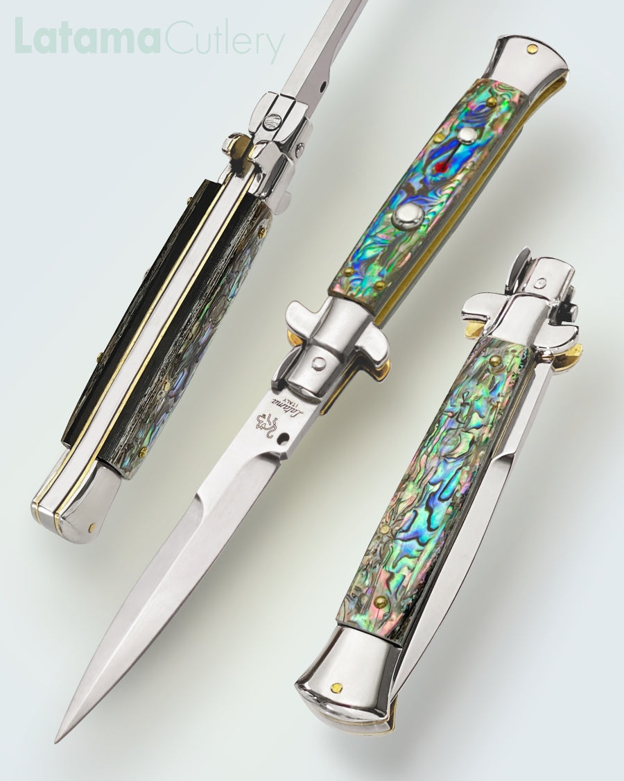 Walt's 23cm PICKLOCK “Abalone” Half Grind PK-AB-HG9012 portrait