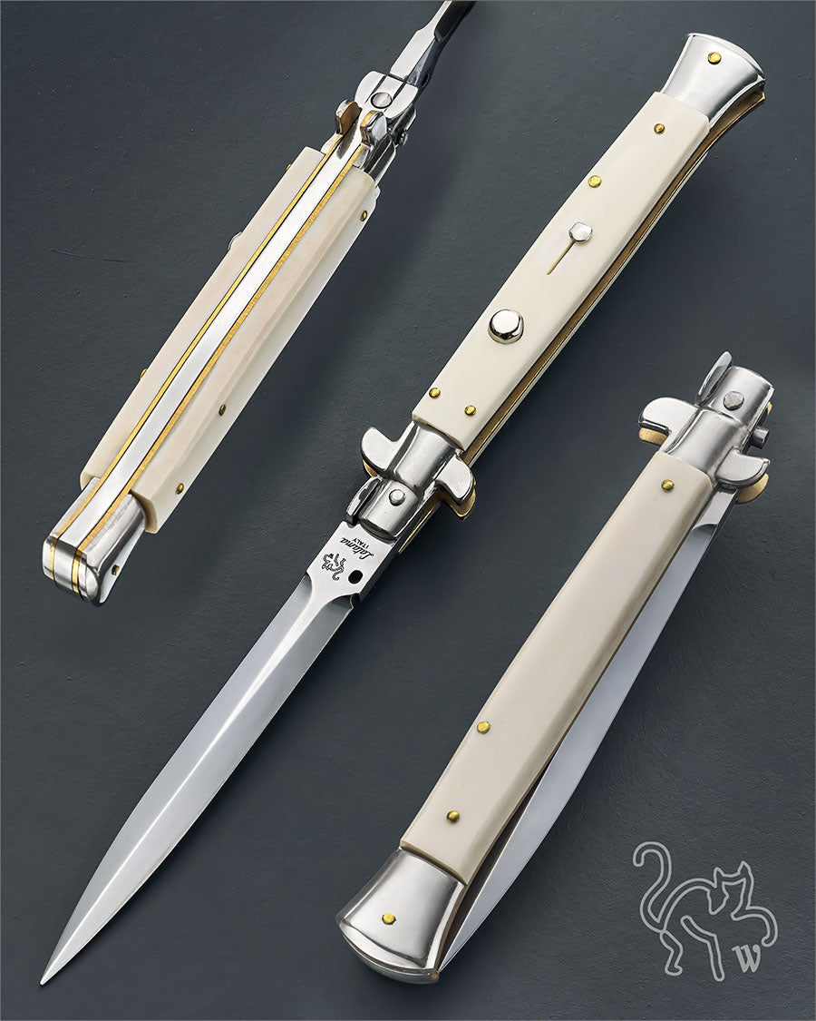 Walt's 28cm PICKLOCK White Bone NEW Dagger Grind PK-BO-ND11224