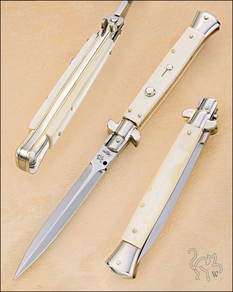 Walt's 28cm PICKLOCK “White Bone” NEW Dagger Grind PK-BO-ND11587