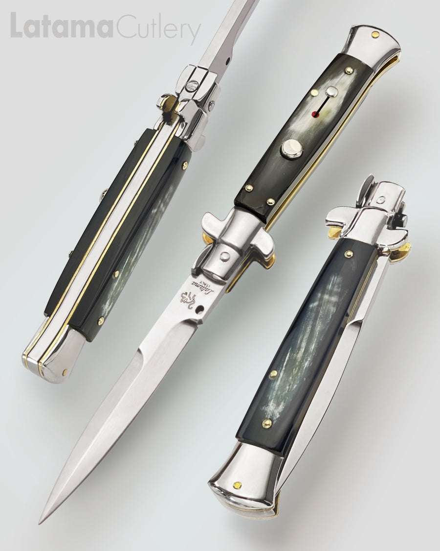 Walt's 23cm PICKLOCK “Brazilian Black &amp; White” Half Grind PK-BW-HG9002 portrait