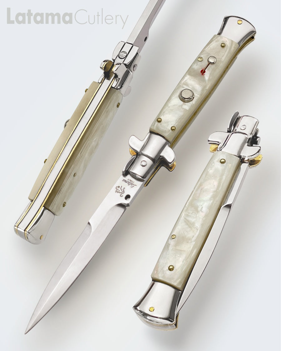Walt's 23cm PICKLOCK “Mother of Pearl” Half Grind PK-MOP-HG9029 portrait