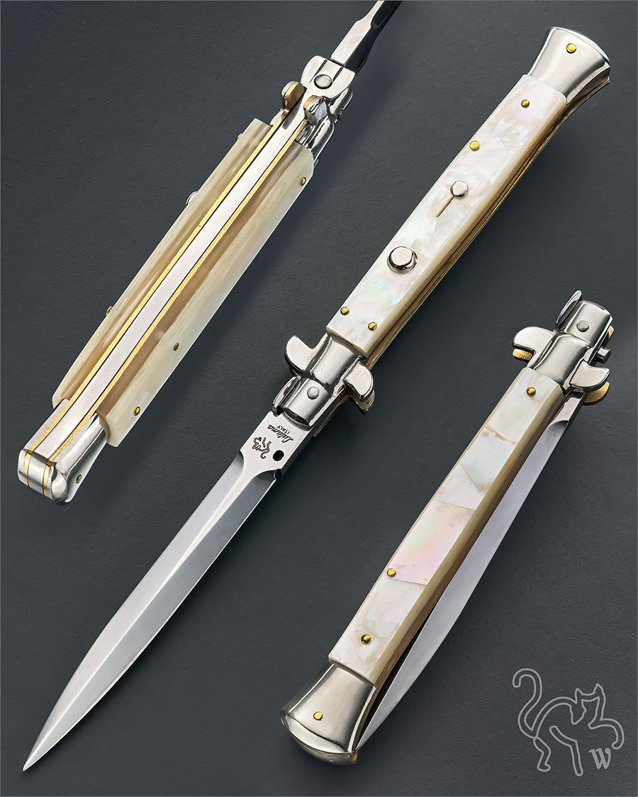 Walt's 28cm PICKLOCK Mother of Pearl NEW Dagger Grind PK-MOP-ND11206