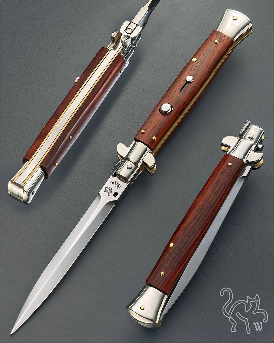 Walt's 28cm PICKLOCK Exotic Redheart Wood NEW Dagger Grind PK-RW-ND11249