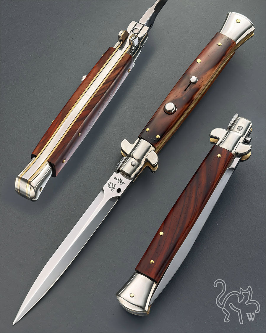 Walt's 28cm PICKLOCK Exotic Redheart Wood NEW Dagger Grind PK-RW-ND11251