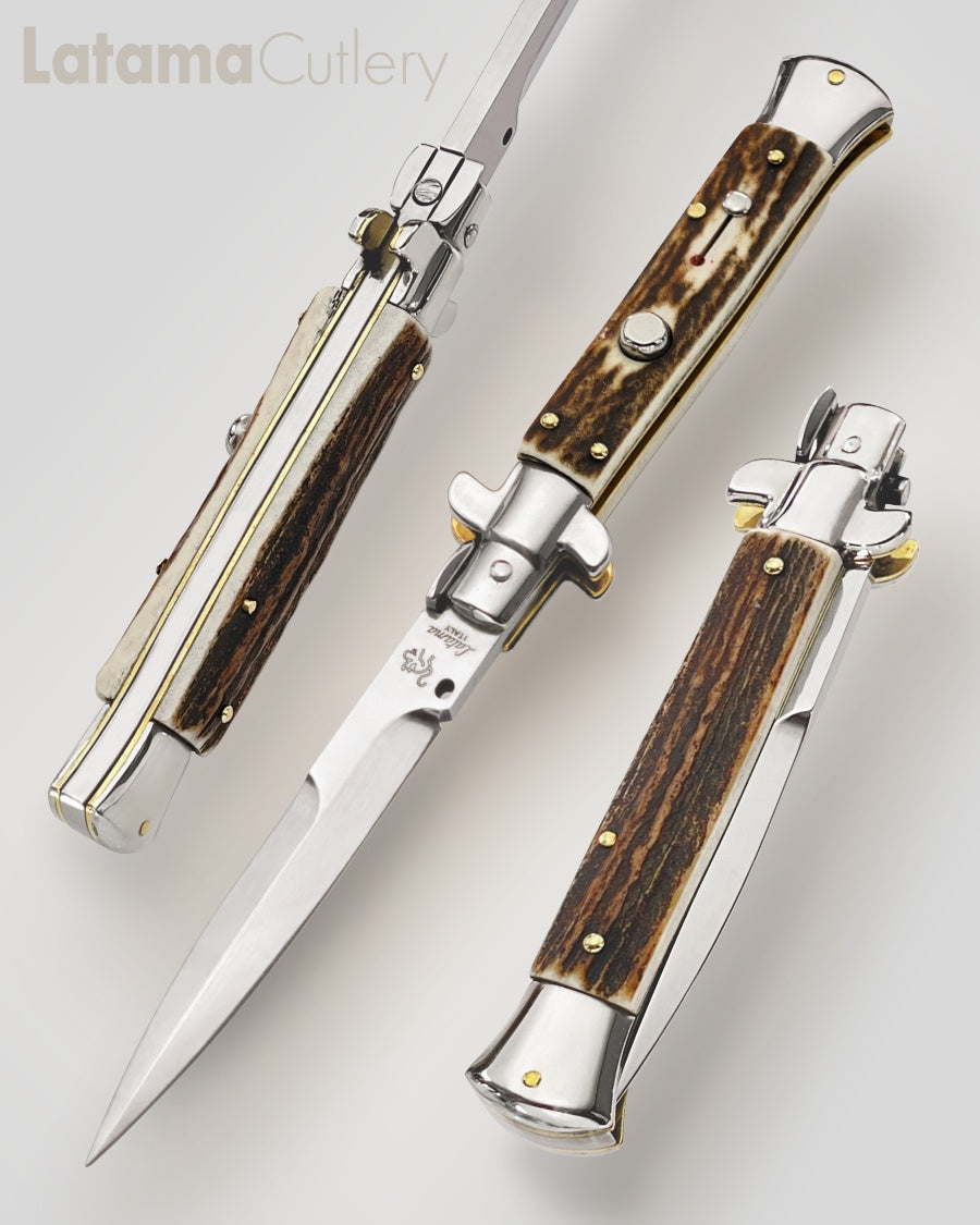 Walt's 23cm PICKLOCK “Black Forest Stag” Half Grind PK-ST-HG9018 portrait