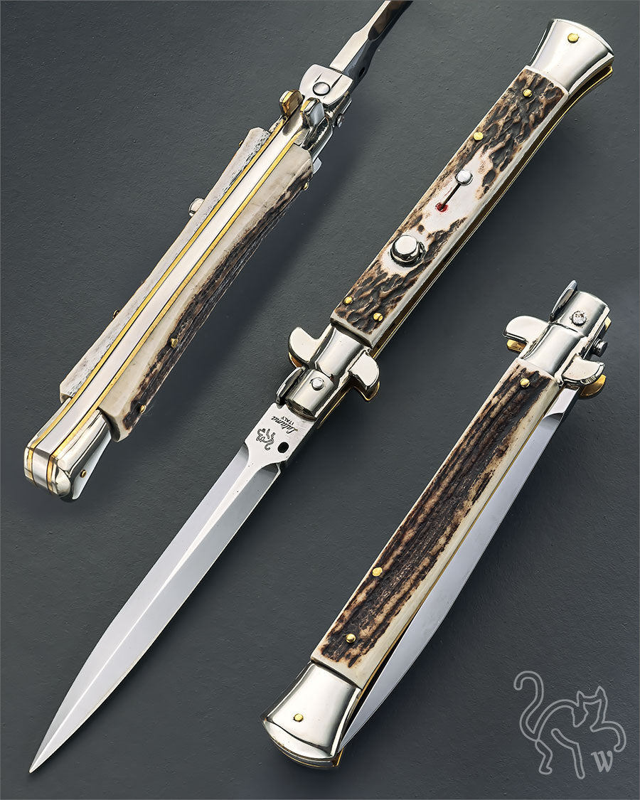 Walt's 28cm PICKLOCK Black Forest Stag NEW Dagger Grind PK-ST-ND11238