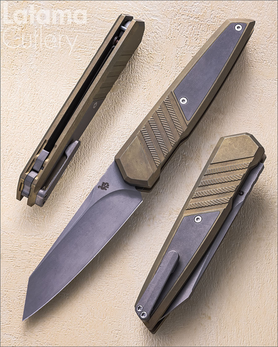 CUSTOM Persevere Titanium Handle CTS-XHP Blasted Blade PSSR-033
