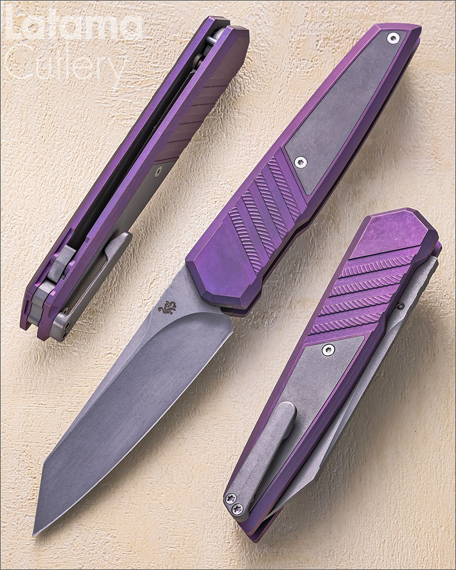 CUSTOM Persevere Titanium Handle CTS-XHP Blasted Blade PSSR-042