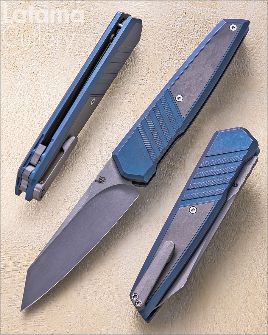 CUSTOM Persevere Titanium Handle CTS-XHP Blasted Blade PSSR-050