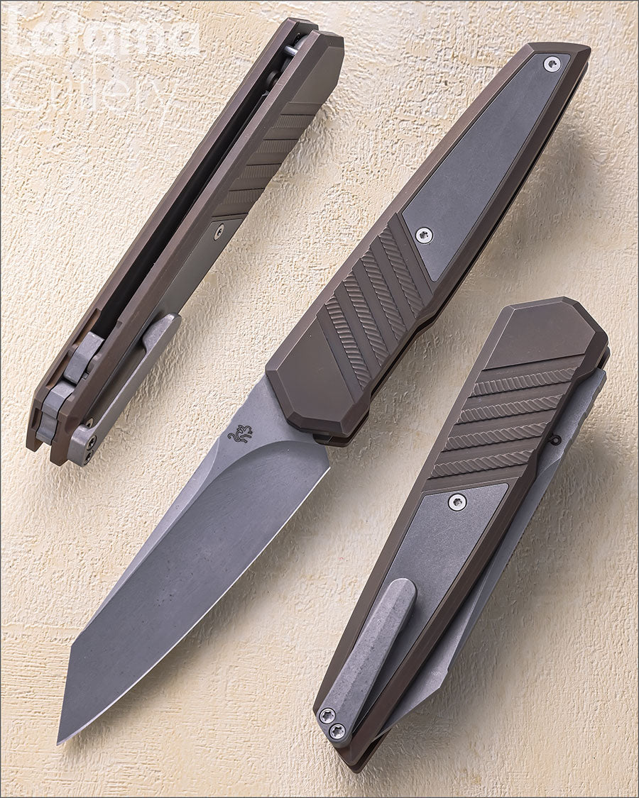 CUSTOM Persevere Titanium Handle CTS-XHP Blasted Blade PSSR-051