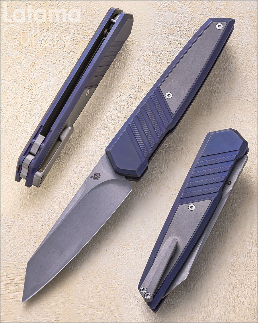 CUSTOM Persevere Titanium Handle CTS-XHP Blasted Blade PSSR-054 