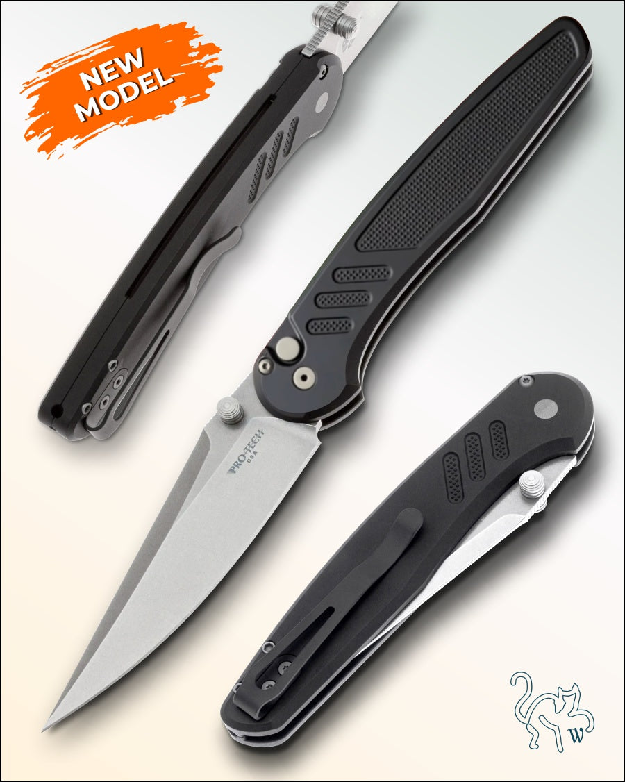 Pro-Tech Peace Neighbor Designed Avalon Stonewash Magnacut Blade 4.25” PN1101