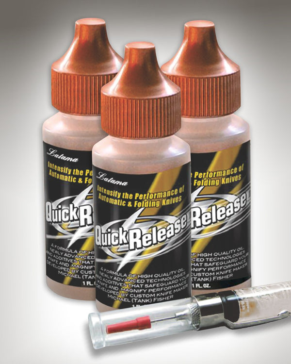 3 Bottles of Quick Release Oil plus a Refillable Pen Precision Oiler