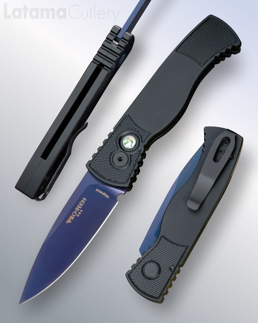 Pro-Tech Tactical Response Two “Sapphire Blue” Magnacut 3.25” Blade T203-SB