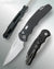 Pro-Tech Tactical Response Five Black Handle “Fish Scale Grip” Stonewash Finished 3.25” Blade TR-5 X1-SW